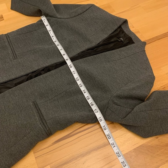 J.Crew Heather grey open blazer size 4 - Picture 14 of 16